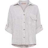 MARTA DU CHATEAU Marta du Chateau dam skjorta MdcDaira 266152 Shirt Sabbia