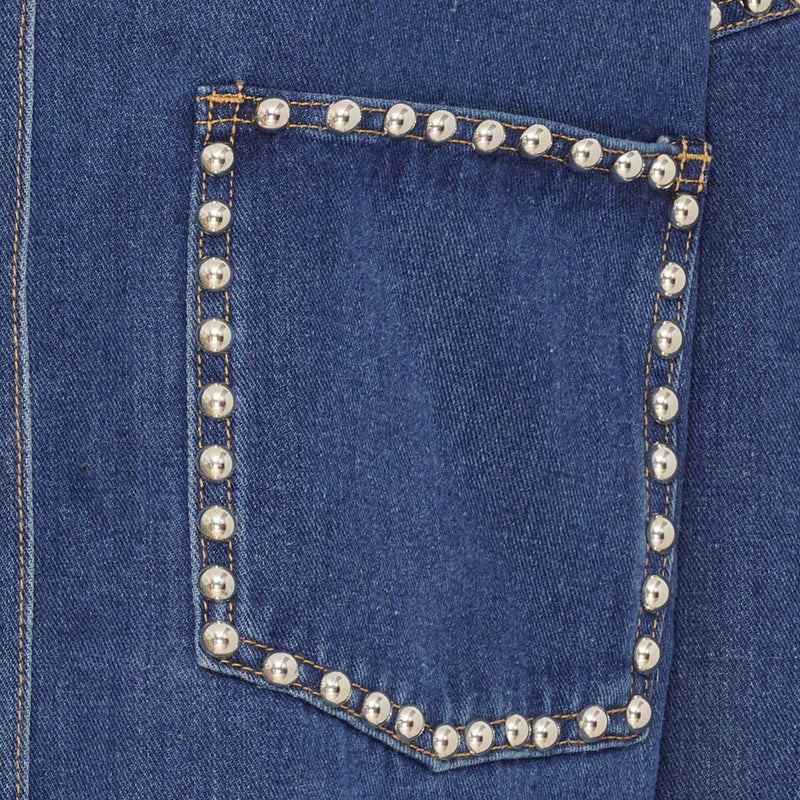 MARTA DU CHATEAU Marta du Chateau dam skjorta MdcEila MDC212-8304 Shirt Denim