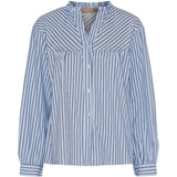 MARTA DU CHATEAU Marta du Chateau dam skjorta MdcKalina 7881 Shirt BlueScuro5888tpg