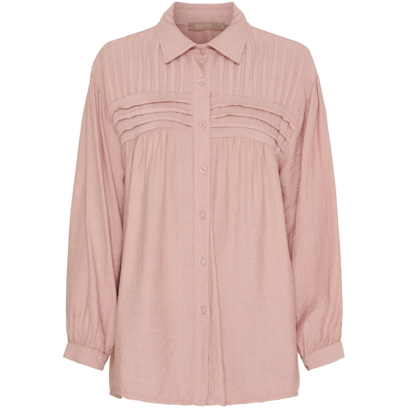 MARTA DU CHATEAU Marta du Chateau dam skjorta MdcLagoon 7546 Shirt Rosa Blush
