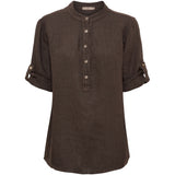 MARTA DU CHATEAU Marta du Chateau dam skjorta MdcLarisa 268434 Shirt Mocca