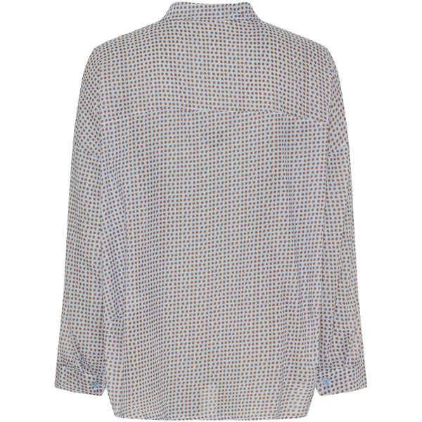 MARTA DU CHATEAU Marta du Chateau dam skjorta MdcLotus 258920 Shirt Blue Dots