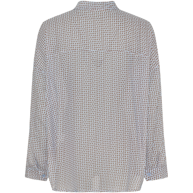 MARTA DU CHATEAU Marta du Chateau dam skjorta MdcLotus 258920 Shirt Blue Dots