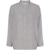 MARTA DU CHATEAU Marta du Chateau dam skjorta MdcLotus 258920 Shirt Blue Dots