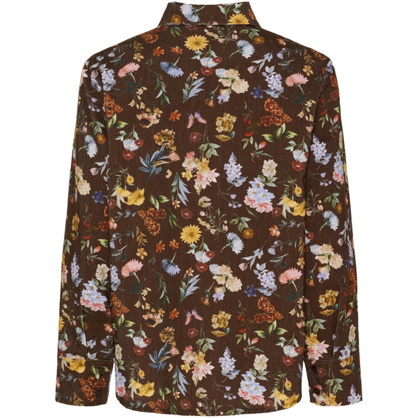 MARTA DU CHATEAU Marta du Chateau dam skjorta MdcMagnolia 258042V Shirt Brown Print