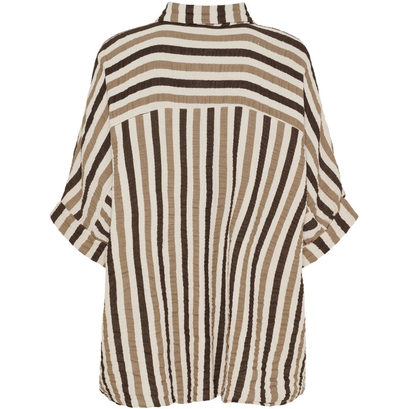 MARTA DU CHATEAU Marta du Chateau dam skjorta MdcMossie 7487C Shirt Camel/brown