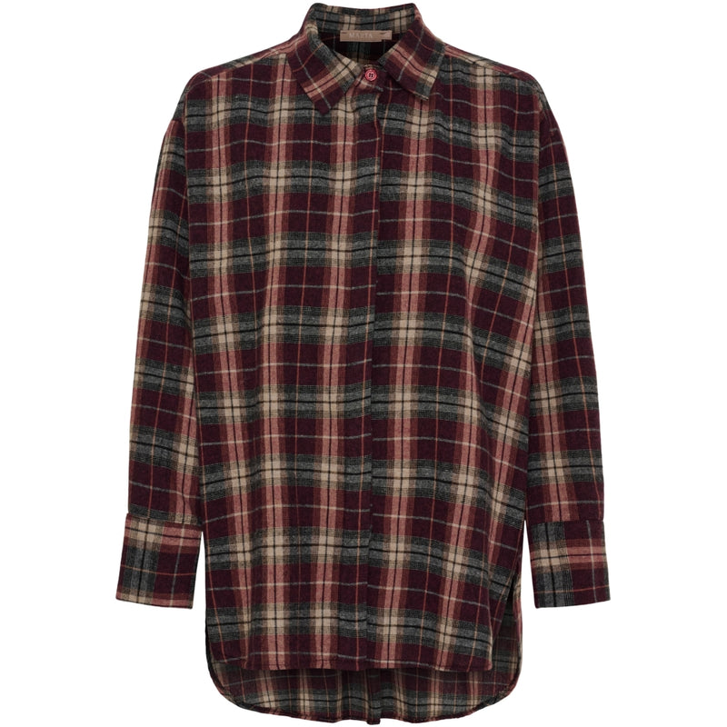 MARTA DU CHATEAU Marta du Chateau dam skjorta MdcOrlanda 7497 Shirt Bordeaux4