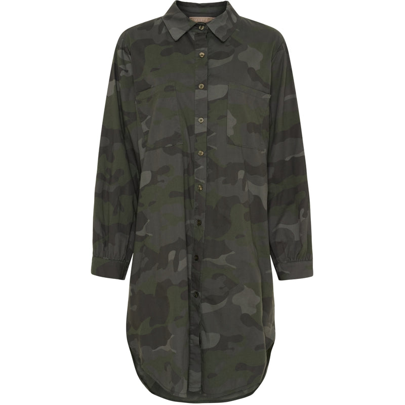 MARTA DU CHATEAU Marta du Chateau dam skjorta MdcPearl 7467 Shirt Camo