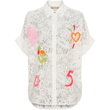MARTA DU CHATEAU Marta du Chateau dam skjorta MdcUlla 5711/1 Shirt White