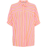 MARTA DU CHATEAU Marta du Chateau dam skjorta MdcVirginia 7345 Shirt Fuxia Stripe