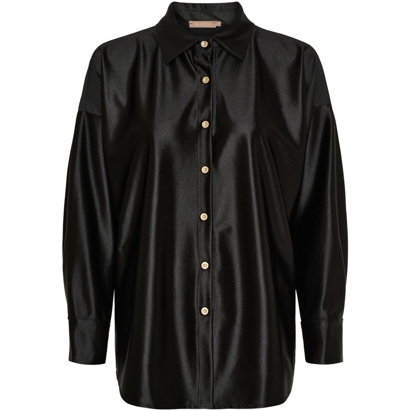 MARTA DU CHATEAU Marta du Chateau dam skjorta MdcYara 6624R Shirt Black