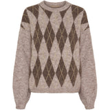 MARTA DU CHATEAU Marta du Chateau dam sticka MdcCora 82171 Knit Beige/Gold