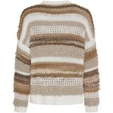 MARTA DU CHATEAU Marta du Chateau dam sticka MdcDelilah 25430 Knit Bianco/Cammello