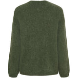 MARTA DU CHATEAU Marta du Chateau dam stickad MdcKiki 2406 Cardigan Army9436