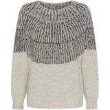 MARTA DU CHATEAU Marta du Chateau dam stickad MdcLilia 24484 Knit Crema/Blue