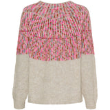 MARTA DU CHATEAU Marta du Chateau dam stickad MdcLilia 24484 Knit Crema/Fuxia