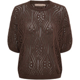 MARTA DU CHATEAU Marta du Chateau dam stickad MdcVina 6592 Knit Caffe