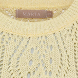 MARTA DU CHATEAU Marta du Chateau dam stickad MdcVina 6592 Knit Yellow