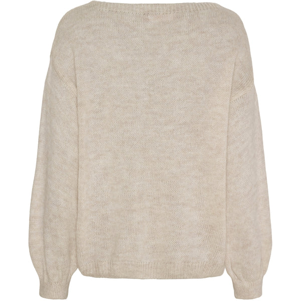 MARTA DU CHATEAU Marta du Chateau dam stickad tröja MdcAmarante 64023 Knit Beige/Pink/Amerena