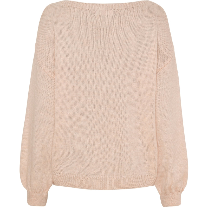 MARTA DU CHATEAU Marta du Chateau dam stickad tröja MdcAmarante 64023 Knit Old Rose