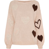 MARTA DU CHATEAU Marta du Chateau dam stickad tröja MdcAmarante 64023 Knit Old Rose