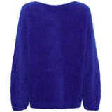 MARTA DU CHATEAU Marta du Chateau dam stickad tröja MdcAnouk 8038 Knit Cobalt Blue