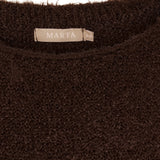 MARTA DU CHATEAU Marta du Chateau dam stickad tröja MdcAnouk 8038 Knit Marrone
