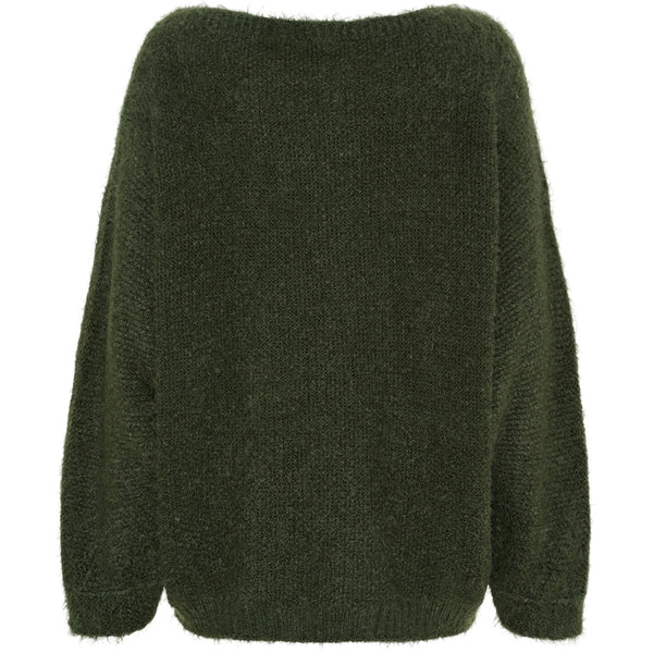 MARTA DU CHATEAU Marta du Chateau dam stickad tröja MdcAnouk 8038 Knit Military
