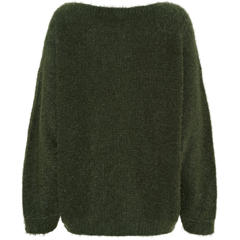 MARTA DU CHATEAU Marta du Chateau dam stickad tröja MdcAnouk 8038 Knit Military