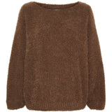 MARTA DU CHATEAU Marta du Chateau dam stickad tröja MdcAnouk 8038 Knit Moro