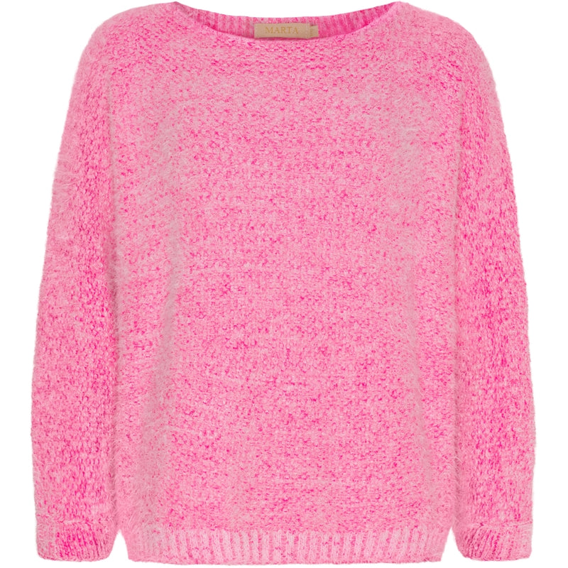 MARTA DU CHATEAU Marta du Chateau dam stickad tröja MdcAnouk 8038 Knit Pink