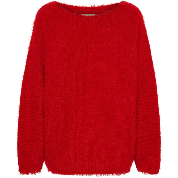 MARTA DU CHATEAU Marta du Chateau dam stickad tröja MdcAnouk 8038 Knit Red