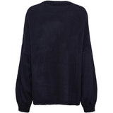 MARTA DU CHATEAU Marta du Chateau dam stickad tröja MdcAria 8111 OS Knit Navy/Light Blue