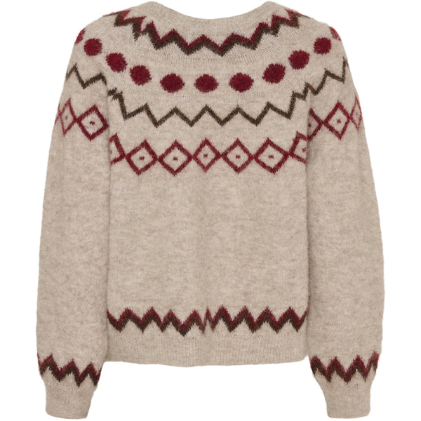 MARTA DU CHATEAU Marta du Chateau dam stickad tröja MdcBranda 8152 Knit Camel9504