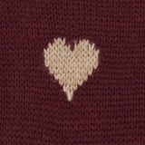 MARTA DU CHATEAU Marta du Chateau dam stickad tröja MdcClover 9582 Knit Bordeaux