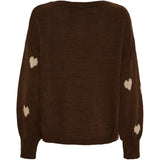 MARTA DU CHATEAU Marta du Chateau dam stickad tröja MdcClover 9582 Knit Moro