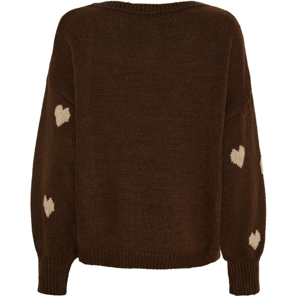 MARTA DU CHATEAU Marta du Chateau dam stickad tröja MdcClover 9582 Knit Moro