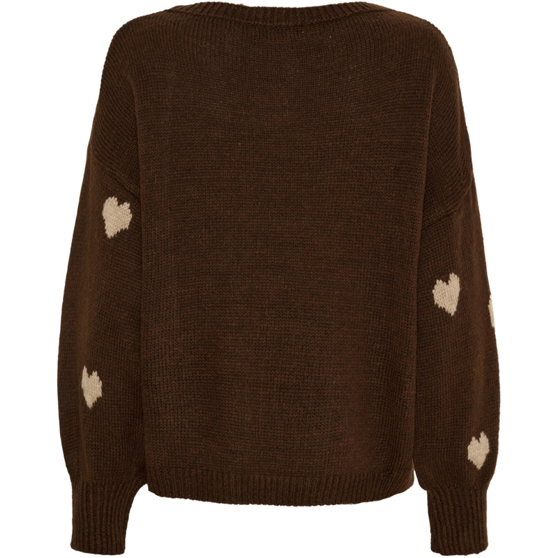 MARTA DU CHATEAU Marta du Chateau dam stickad tröja MdcClover 9582 Knit Moro