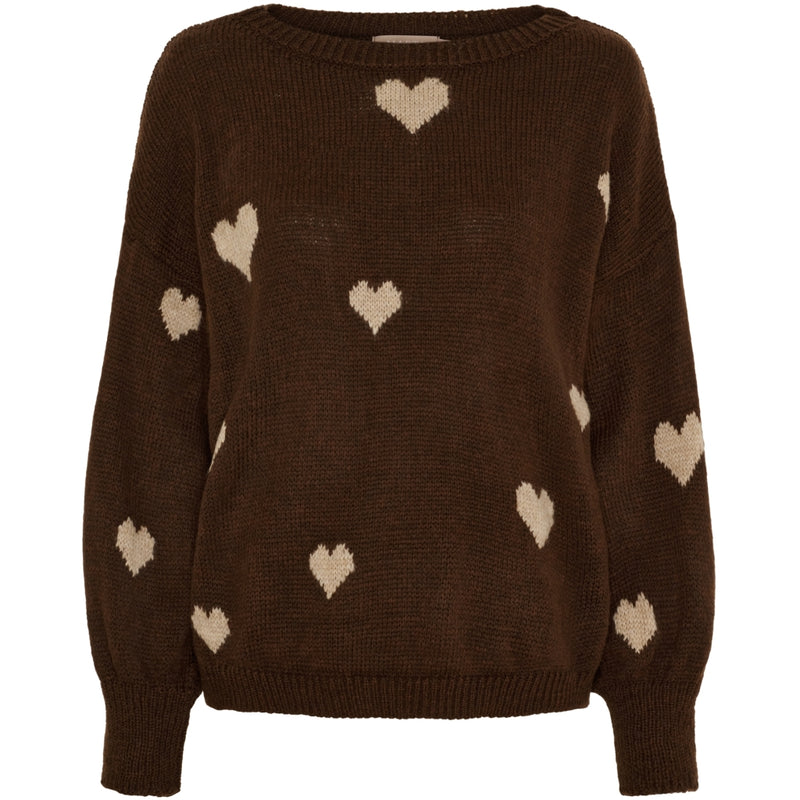 MARTA DU CHATEAU Marta du Chateau dam stickad tröja MdcClover 9582 Knit Moro