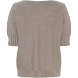 MARTA DU CHATEAU Marta du Chateau dam stickad tröja MdcConstanza 9511 Knit Fango Melange