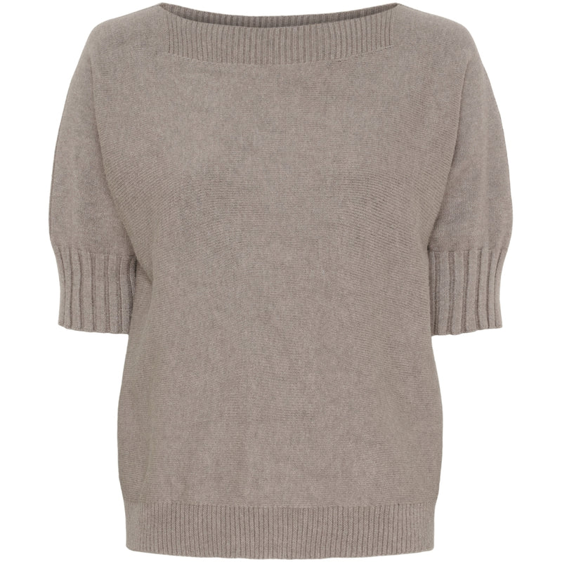 MARTA DU CHATEAU Marta du Chateau dam stickad tröja MdcConstanza 9511 Knit Fango Melange