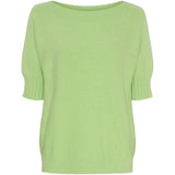 MARTA DU CHATEAU Marta du Chateau dam stickad tröja MdcConstanza 9511 Knit Kiwi4261