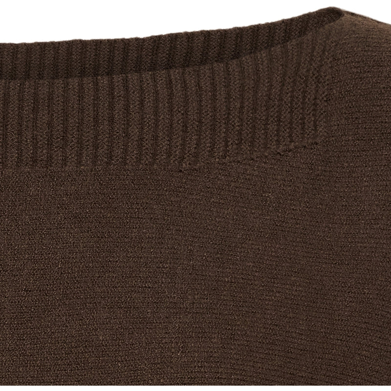 MARTA DU CHATEAU Marta du Chateau dam stickad tröja MdcConstanza 9511 Knit Moro Scuro