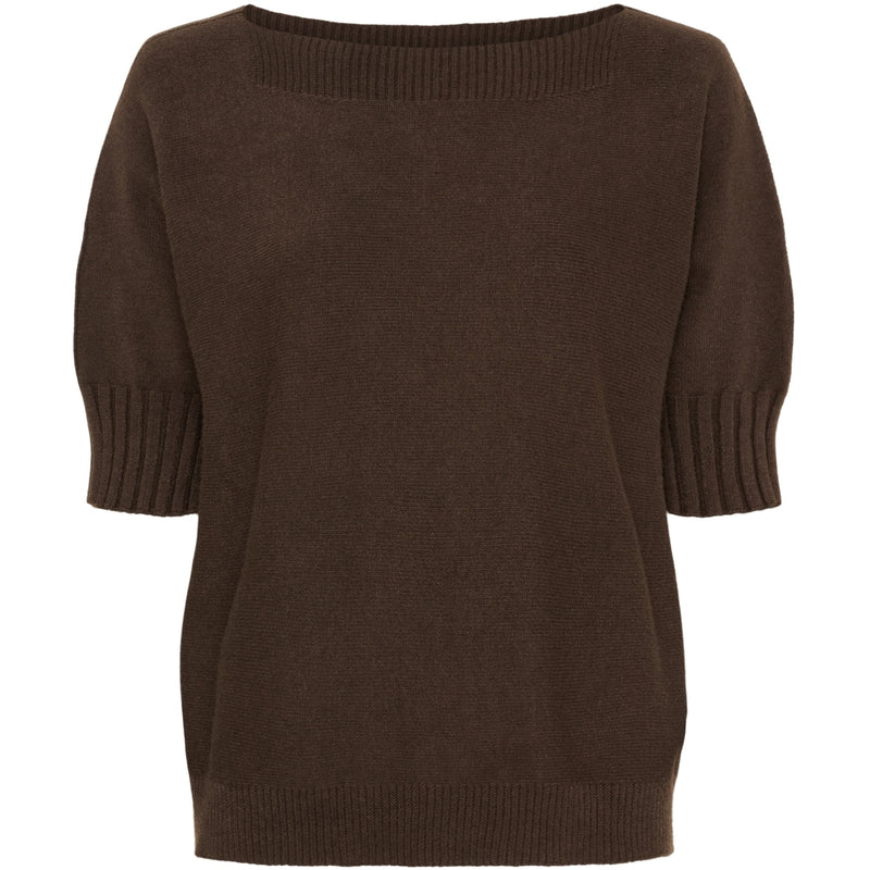 MARTA DU CHATEAU Marta du Chateau dam stickad tröja MdcConstanza 9511 Knit Moro Scuro