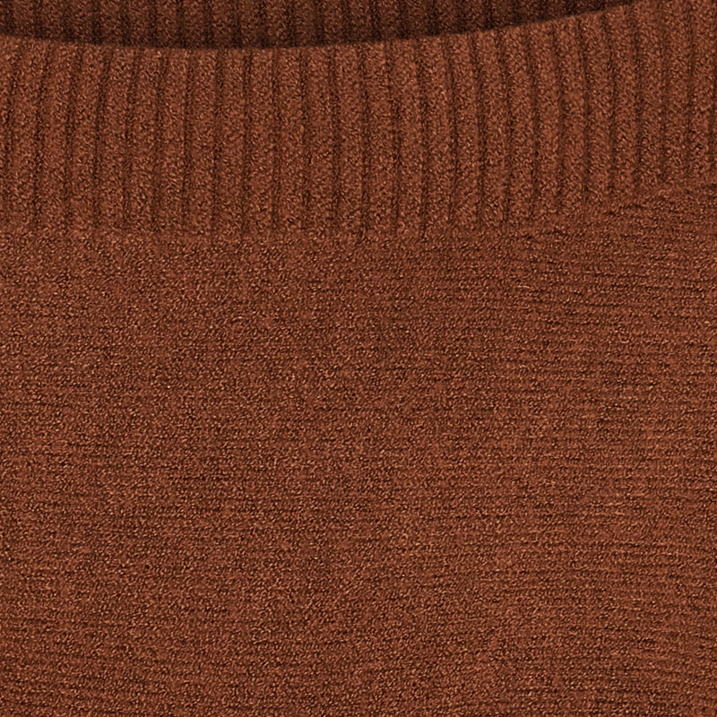 MARTA DU CHATEAU Marta du Chateau dam stickad tröja MdcConstanza 9511 Knit Ruggine Mel 895