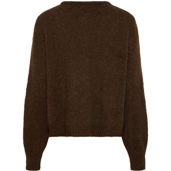 MARTA DU CHATEAU Marta du Chateau dam stickad tröja MdcCosima 5223 Knit Cardigan Chocolat111909
