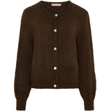 MARTA DU CHATEAU Marta du Chateau dam stickad tröja MdcCosima 5223 Knit Cardigan Chocolat111909
