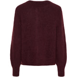 MARTA DU CHATEAU Marta du Chateau dam stickad tröja MdcCosima 5223 Knit Cardigan Melanzana3502