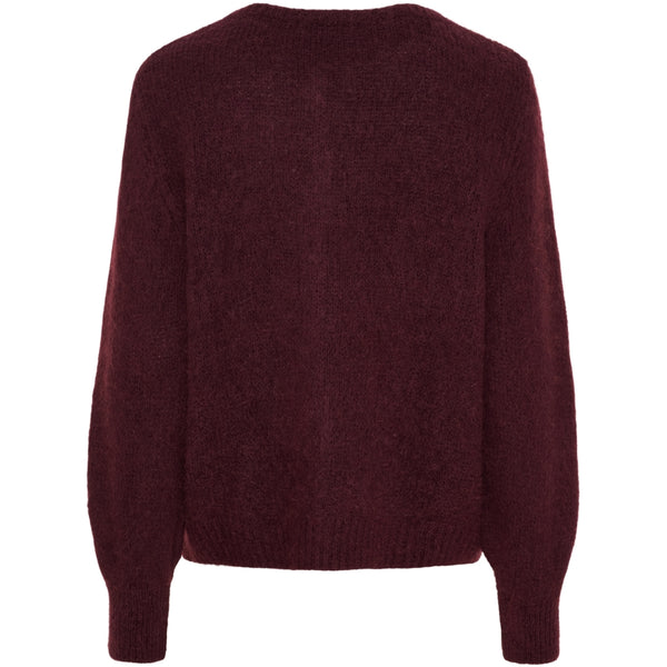 MARTA DU CHATEAU Marta du Chateau dam stickad tröja MdcCosima 5223 Knit Cardigan Melanzana3502