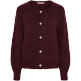 MARTA DU CHATEAU Marta du Chateau dam stickad tröja MdcCosima 5223 Knit Cardigan Melanzana3502